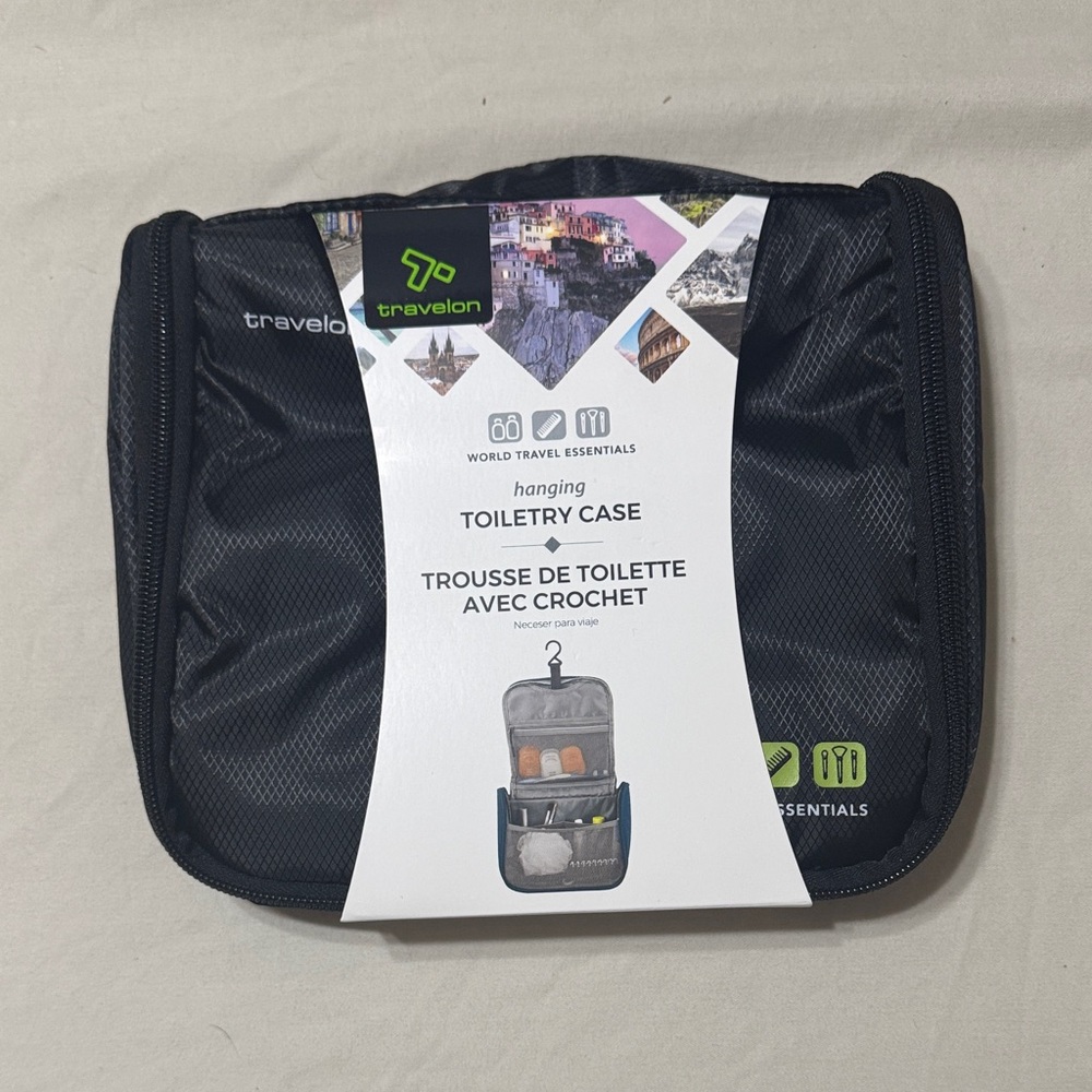 Travelon Black Travel Toiletry Organizer